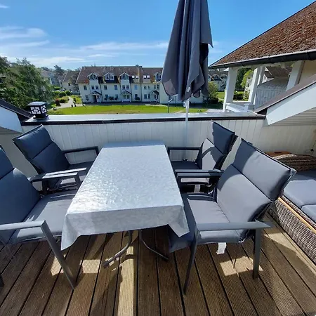 Duenenpark - Komfort Mit 1 Schlafzimmer Und Balkon Im Dachgeschoss 023 דירה *